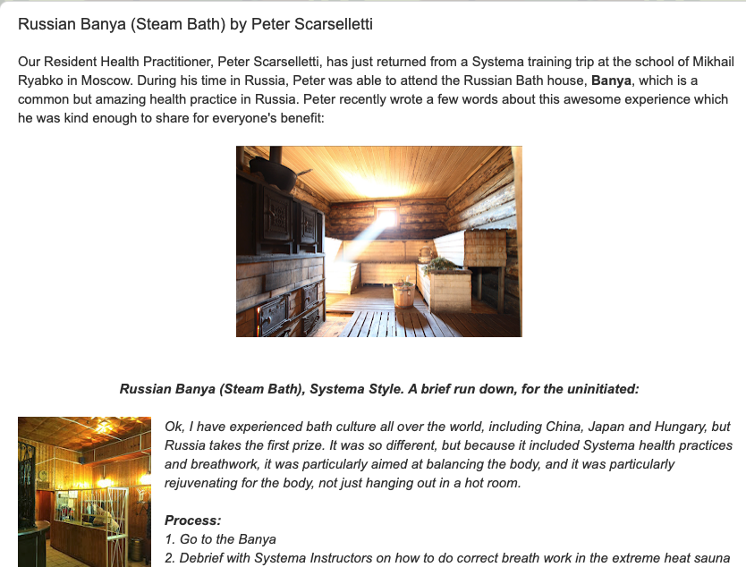 Hot Rock Spa — Links to pages about Bania