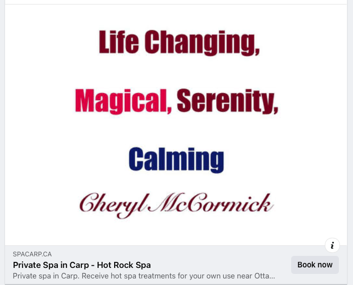 Hot Rock Spa — Creative writing challenge.